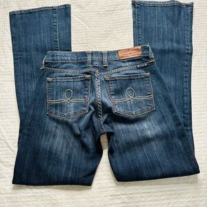 Lucky Brand Dark Blue Sofia Boot Classic Denim Jeans